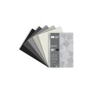 Happy. Color. Blok. Deco. Grey, 5 kolorów, A4, 170g, 20 arkuszy 170 g 20 kartek