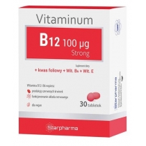 Starpharma. Witamina. B12 100 ?g. Strong - suplement diety 30 kaps.