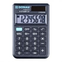 Donau. Kalkulator kieszonkowy 8-cyfrowy wyświetlacz 9.0 x 6.0 x 1.1 cm