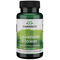 Swanson. Full. Spectrum. Lavender. Flower - Lawenda. Suplement diety 60 kaps.