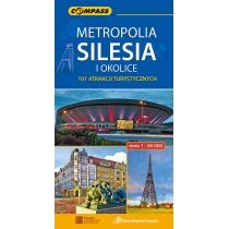 Mapa 101 atrakcji turystycznych. Metropolia. Silesia i okolice 1:50 000