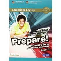 Cambridge. English. Prepare! Level 3. Student's. Book and. Online. Workbook with. Testbank