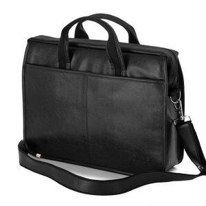 Męska torba na ramię laptopa. SOLIER S13 czarna
