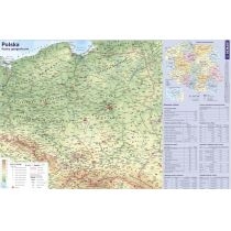Demart. Mapa. Polski. Podkładka na biurko
