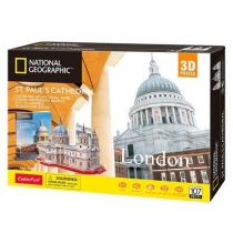 Puzzle 3D 107 el. National. Geographic. St. Paul`s. Cathedral. Cubic. Fun