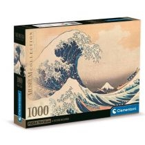 Puzzle 1000 el. Compact. Museum. Hokusai: La. Grande. Onda. Clementoni