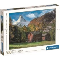 Puzzle 500 HQ Charming. Matterhorn. Clementoni