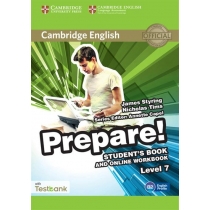 Cambridge. English. Prepare! Level 7 Student's. Book and. Online. Workbook with. Testbank