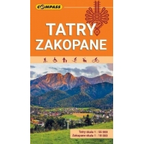 Tatry, Zakopane. Mapa kieszonkowa 1: 55 000