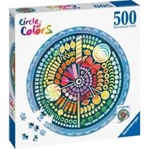 Puzzle 500 el. Paleta kolorów: cukierki. Ravensburger