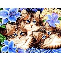 Diamentowa mozaika - Trzy kotki. Norimpex