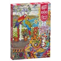 Puzzle 1000 el. Parrots on the. Veranda 30639 Cherry. Pazzi