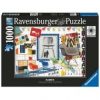 Puzzle 1000 el. Eames. Design. Classics. Krzesła. Ravensburger