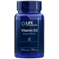 Life. Extension. Vitamin. D3 1000 IU EU Suplement diety 250 kaps.