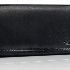 Duży, skórzany portfel na zatrzask - 4U Cavaldi