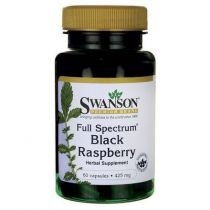 Swanson. Full. Spectrum. Black. Raspberry 425 mg. Suplement diety 60 kaps.