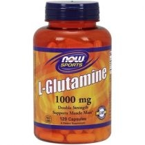 Now. Foods. L-Glutamina. Suplement diety 120 kaps.