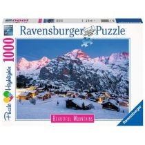 Puzzle 1000 el. Bernese. Oberland, Murren. Ravensburger