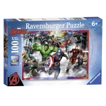 Puzzle. XXL 100 el. Avengers - Zgromadzenie 107711 Ravensburger