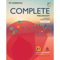 Complete. Preliminary. B1. Workbook without answers with. Audio. Download. For the. Revised. Exam from 2020