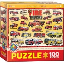 Puzzle 100 el. Smartkids. Fire. Trucks. Eurographics