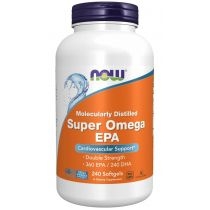 Now. Foods. Super. Omega. EPA 360 mg. DHA 240 mg. Suplement diety 240 kaps.