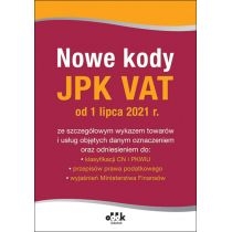 Nowe kody. JPK VAT od 1 lipca 2021 PGK1436