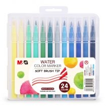 M&G Pisaki pędzelkowe. Brush. Pen, wodne, 24 kolorów 24 kolory