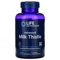 Life. Extension. Advanced. Milk. Thistle - Ostropest. Plamisty. Suplement diety 120 kaps.