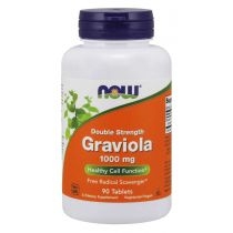 Now. Foods. Graviola 1000 mg suplement diety 90 tab.