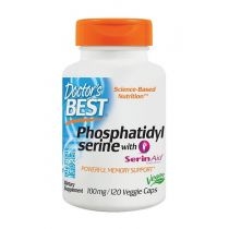 Doctors. Best. Phosphatidyl. Serine - Fosfatydyloseryna 100 mg. Suplement diety 120 kaps.