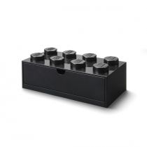 Szufladka na biurko klocek. LEGO Brick 8 Czarna