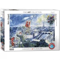 Puzzle 1000 el. Le. Bouquet de. Paris by. Chagall. Eurographics