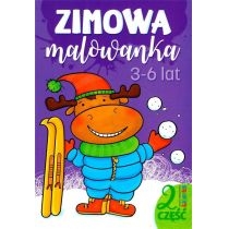 Zimowa malowanka. 3-6 lat cz.2