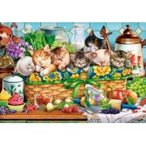 Puzzle 1000 el. Napping. Kittens. Castorland