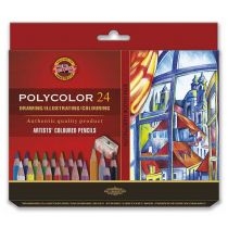 Koh-I-Noor. Kredki ołówkowe. Polycolor 3834 24 kolory