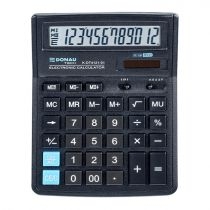 Donau. Kalkulator biurowy 12-cyfrowy wyświetlacz 19.9 x 15.3 x 3.1 cm