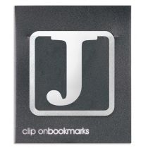 If. Metalowa zakładka - Litera. J Clip-on