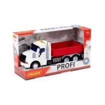 Polesie 91673 "Profi" ciężarówka z burtami (światło + dźwięk) w pudełku