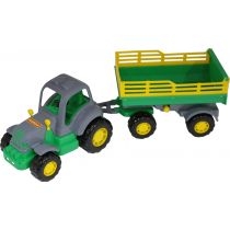 Polesie 44563 "Osiłek" traktor z przyczepą w siatce