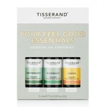 Tisserand. Aromatherapy. Zestaw olejków eterycznych 100% Your. Feel. Good. Essentials. Kit 3 x 9 ml
