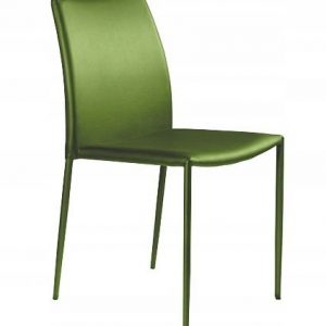 Krzesło do jadalni, salonu, klasyczne, ekoskóra, design, zielony