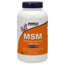 Now. Foods. MSM Metylosulfonylometan 1500 mg. Suplement diety 200 tab.