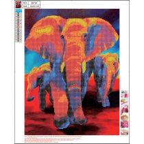 Centrum. Mozaika diamentowa 5D. Elephant 89761 40 x 50 cm