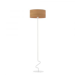 Lampa podłogowa, Jersey eco, 40x166 cm, klosz dąb sonoma