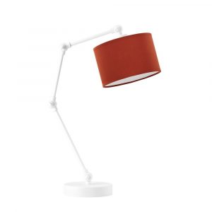 Lampka na biurko, regulowana, Asmara, 20x50 cm, rdzawy klosz