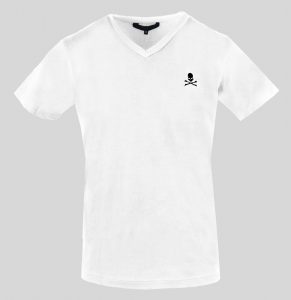 Koszulka. T-shirt marki. Philipp. Plein model. UTPV01 kolor. Biały. Bielizna męski. Sezon: Cały rok