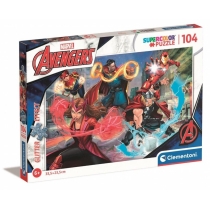 Puzzle 104 el. Supercolor. The. Avengers. Brokat. Clementoni