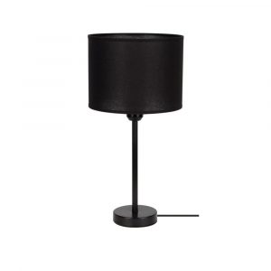 Lampa stołowa, biurowa, nocna, Tamara, 25x49 cm, czarny