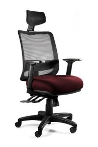 Fotel ergonomiczny do biura, Saga. Plus, cocoa